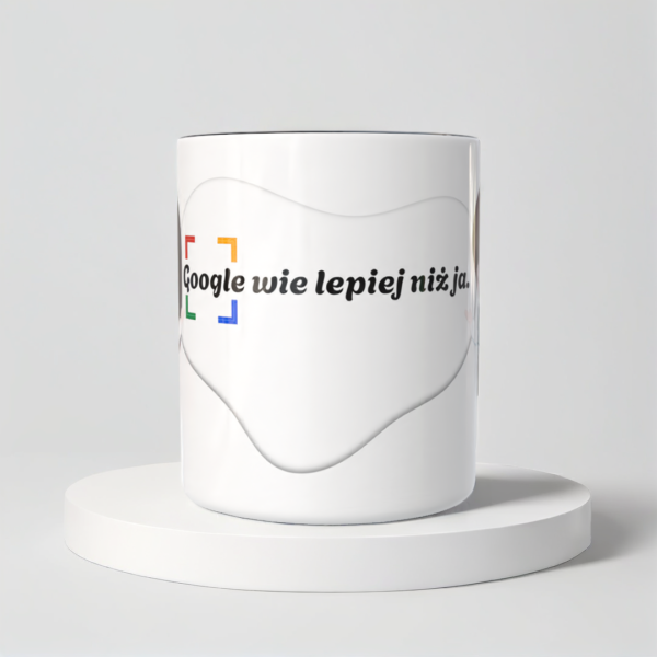 Śmieszny Kubek Dla Medyków - Google wie lepiej niż ja